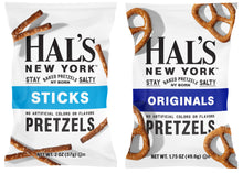 Load image into Gallery viewer, Hal's New York Baked Pretzels 2oz Variety Pack (Pack of 24)
