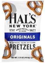 Load image into Gallery viewer, Hal's New York Baked Pretzels 2oz Variety Pack (Pack of 24)