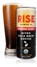 Load image into Gallery viewer, RISE Brewing Co. Nitro Cold Brew Coffee, Original Black, 7 fl. oz. Cans (Pack of 12) - Oasis Snacks
