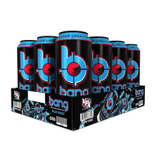Load image into Gallery viewer, BANG Energy Drink, Blue Razz, 16oz Cans (Pack of 12) - Oasis Snacks