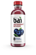 Load image into Gallery viewer, Bai Flavored Water, Brasilia Blueberry, Antioxidant Infused Drinks, 18 fl oz (Pack of 12) - Oasis Snacks