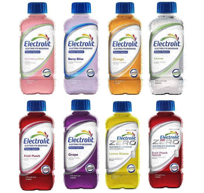 Electrolit Electrolyte Hydration Beverage 21oz Bottles, Mix & Match Cu ...