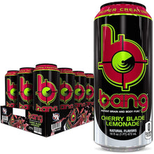Load image into Gallery viewer, BANG Energy Drink, Cherry Blade Lemonade, 16oz Cans (Pack of 12) - Oasis Snacks