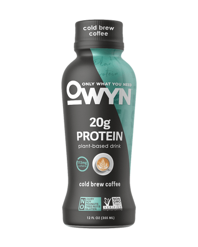 OWYN 100% Plant-Based Protein Shake - Cold Brew Coffee (12 Pack) - Oasis Snacks