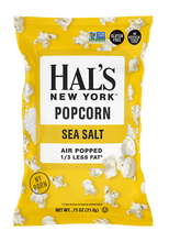 Load image into Gallery viewer, Hal's New York Gluten Free Popcorn, Sea Salt, 0.75 oz (Pack of 24) - Oasis Snacks
