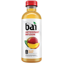 Load image into Gallery viewer, Bai Flavored Water, Malawi Mango, Antioxidant Infused Drinks, 18 fl oz (Pack of 12) - Oasis Snacks