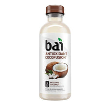Load image into Gallery viewer, Bai Coconut Flavored Water, Molokai Coconut, Antioxidant Infused Drinks, 18 fl oz (Pack of 12) - Oasis Snacks