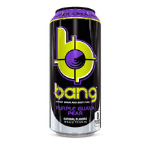 Load image into Gallery viewer, BANG Energy Drink, Purple Guava Pear, 16oz Cans (Pack of 12) - Oasis Snacks