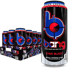 Load image into Gallery viewer, BANG Energy Drink, Star Blast, 16oz Cans (Pack of 12) - Oasis Snacks