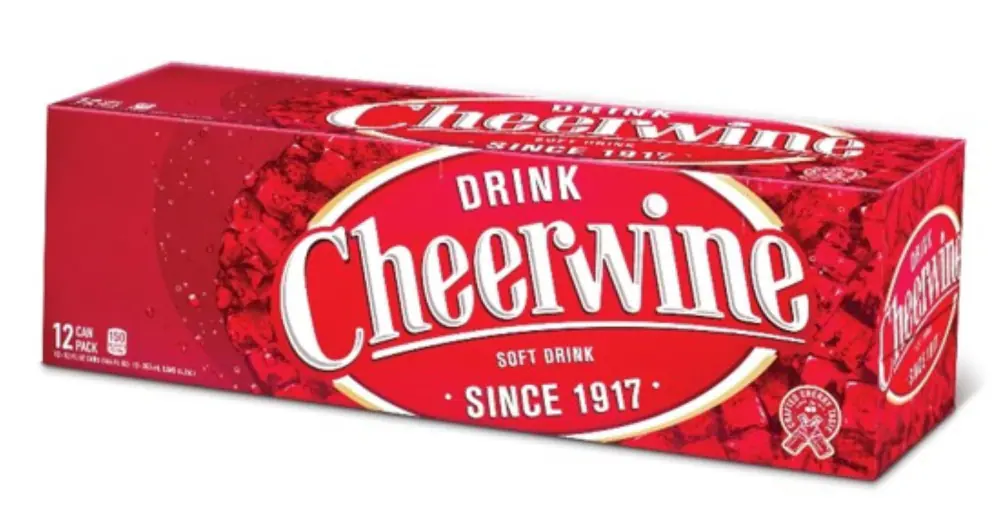 Cheerwine Cherry Soda 12oz Cans (Pack of 12)