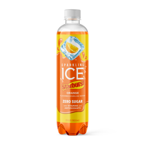 Sparkling ICE Flavored Sparkling Water, Starburst Orange, 17oz (Pack o ...