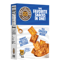 Load image into Gallery viewer, PRETZELIZED Pretzel Crackers, Sea Salt Flavored, 6.5oz Box - Multi-Pack
