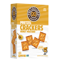 Load image into Gallery viewer, PRETZELIZED Pretzel Crackers, Honey Mustard Flavored, 6.5oz Box - Multi-Pack
