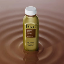 Load image into Gallery viewer, DAVID 30g Protein Milkshake, Chocolate, 12oz (Pack of 12)
