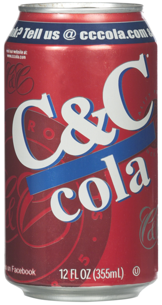 C&C Cola Soft Drink, Cola, 12oz (Pack of 24)