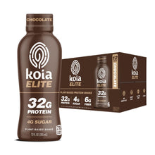 Load image into Gallery viewer, Koia ELITE Plant Based 32g Protein Shake, Chocolate, 12oz (Pack of 12)
