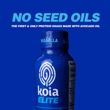 Load image into Gallery viewer, Koia ELITE Plant Based 32g Protein Shake, Vanilla, 12oz (Pack of 12)
