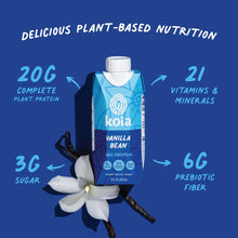 Load image into Gallery viewer, Koia Plant Based 20g Protein Shake, Vanilla Bean, 11oz (Pack of 12)
