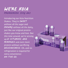 Load image into Gallery viewer, Koia Plant Based 20g Protein Shake, Cold Brew Coffee, 11oz (Pack of 12)
