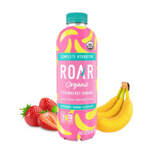Load image into Gallery viewer, ROAR Organic Electrolyte Infusion Drink, Strawberry Banana, 18 oz (Pack of 12)

