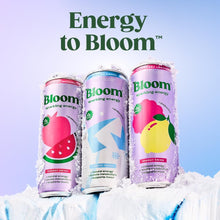 Load image into Gallery viewer, Bloom Sparkling Energy Drink, Glacier Crush, 12oz (Pack of 12)
