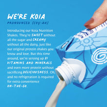 Load image into Gallery viewer, Koia Plant Based 20g Protein Shake, Vanilla Bean, 11oz (Pack of 12)
