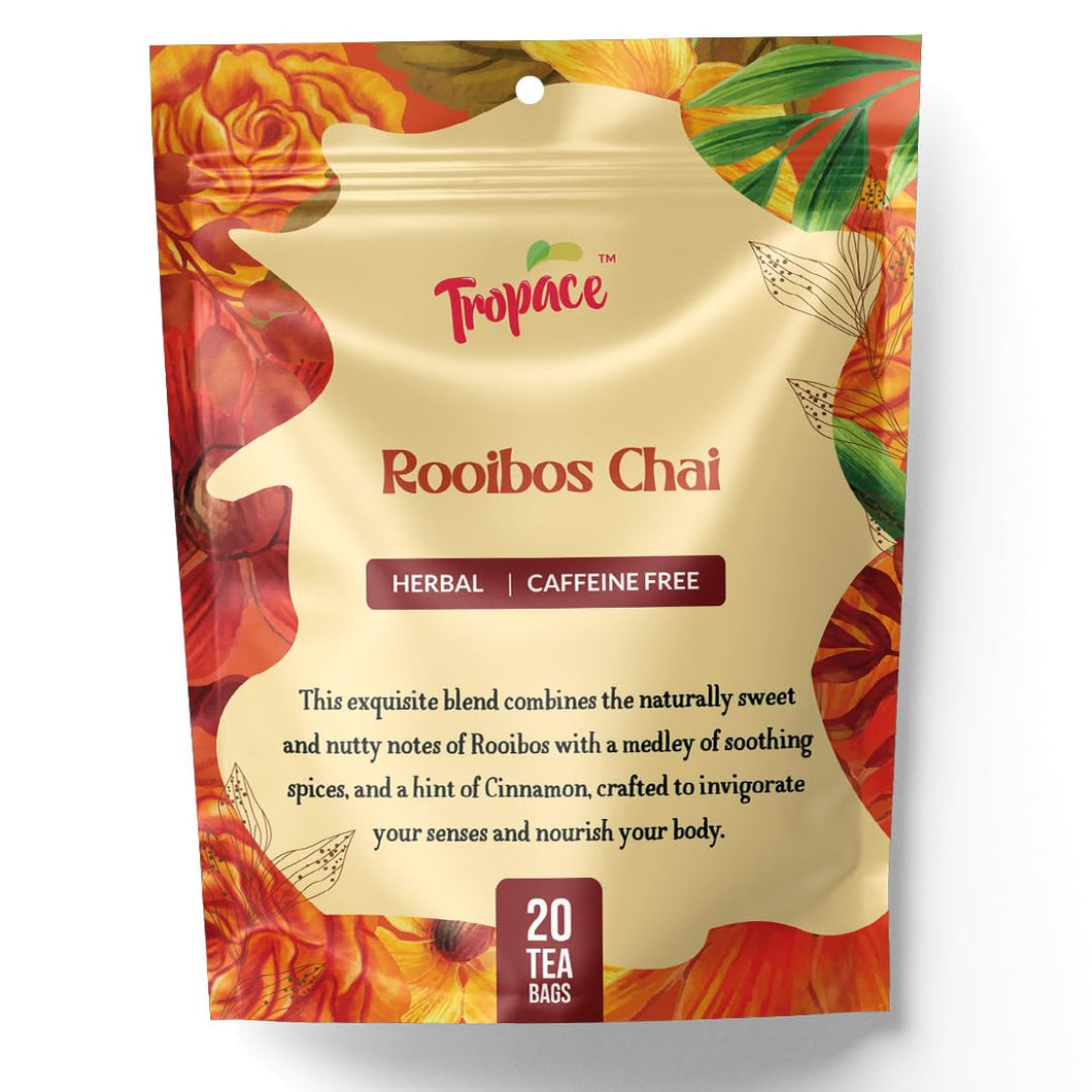 Tropace Organic Rooibos Tea, 20 Tea Bags, 1.4 oz