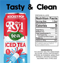 Load image into Gallery viewer, RYL Iced Tea, Rocket Pop, 16oz (Pack of 12)
