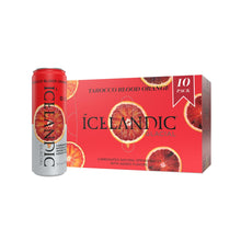 Load image into Gallery viewer, Icelandic Glacial Sparkling Water, Tarocco Blood Orange, 330 ml Cans (Pack of 10)
