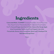 Load image into Gallery viewer, Olipop Sparkling Prebiotic Soda, Classic Grape, 12oz (Pack of 12)
