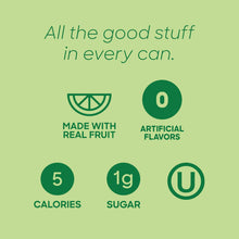 Load image into Gallery viewer, Sanzo Flavored Sparkling Water, Calamansi (Lime), 12oz (Pack of 12)
