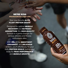Load image into Gallery viewer, Koia ELITE Plant Based 32g Protein Shake, Chocolate, 12oz (Pack of 12)
