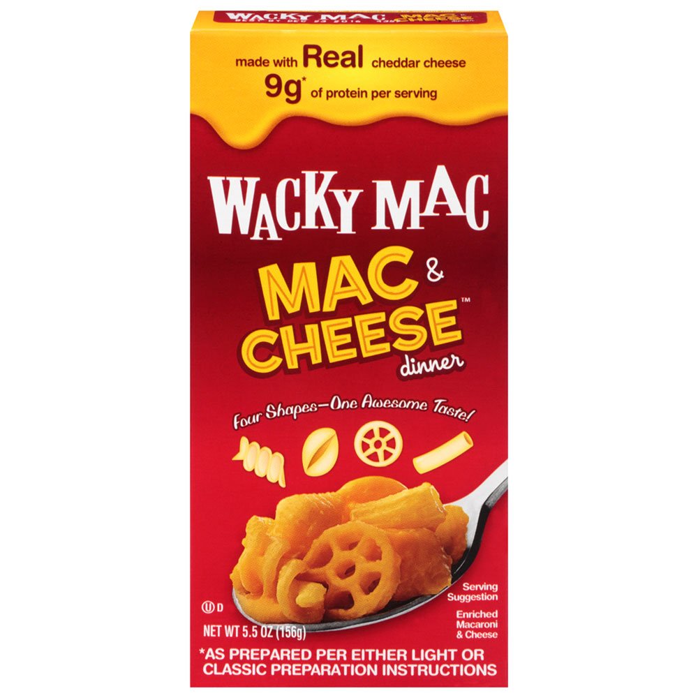 Wacky Mac Macaroni & Cheese Dinner, 5.5oz - Multi-Pack