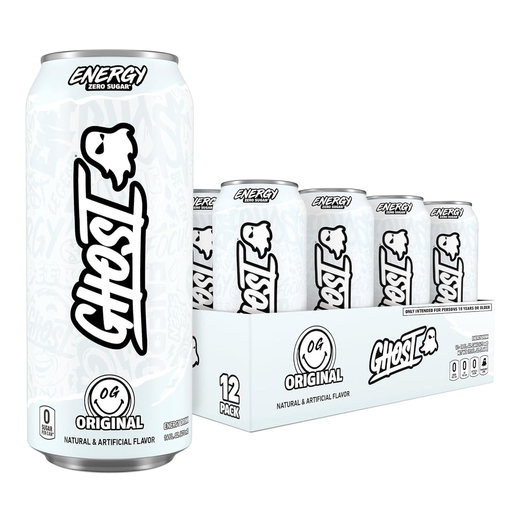 Ghost Energy Drink, Original, 16oz (Pack of 12)