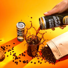 Load image into Gallery viewer, Super Coffee Espresso, Triple Shot Black &amp; Unsweet, 11oz (Pack of 12)
