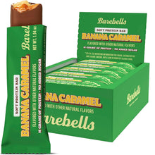 Load image into Gallery viewer, Barebells 16g Soft Protein Bars, Banana Caramel, 1.94oz (Pack of 12)
