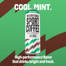 Load image into Gallery viewer, Throne Sport Cold Brew Coffee, Mint Mocha, 11oz (Pack of 12)
