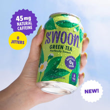 Load image into Gallery viewer, SWOON Sugar Free Iced Tea, Green Tea, 12oz (Pack of 12)
