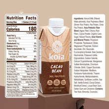Load image into Gallery viewer, Koia Plant Based 20g Protein Shake, Cacao Bean, 11oz (Pack of 12)
