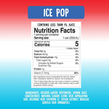Load image into Gallery viewer, Cove Soda Probiotic Soft Drink, Ice Pop, 12oz (Pack of 12)
