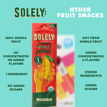 Load image into Gallery viewer, Solely Organic Fruit Jerky, Mango, 0.8oz (Pack of 12)
