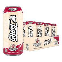 Load image into Gallery viewer, Ghost Energy Drink, Raspberry Cream, 16oz (Pack of 12)
