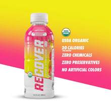Load image into Gallery viewer, RECOVER 180 Organic Hydration Sports Drink, Strawberry Banana, 16.9oz (Pack of 12)
