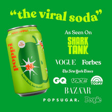 Load image into Gallery viewer, Poppi Prebiotic Soda, Sour Apple, 12oz (Pack of 12)
