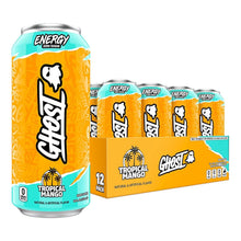 Load image into Gallery viewer, Ghost Energy Drink, Tropical Mango, 16oz (Pack of 12)
