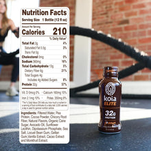 Load image into Gallery viewer, Koia ELITE Plant Based 32g Protein Shake, Chocolate, 12oz (Pack of 12)
