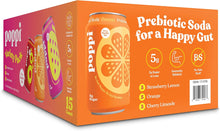 Load image into Gallery viewer, Poppi Prebiotic Soda, 3 Flavor Variety, 12oz (Pack of 15)
