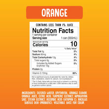 Load image into Gallery viewer, Cove Soda Probiotic Soft Drink, Orange, 12oz (Pack of 12)

