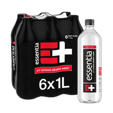 Load image into Gallery viewer, Essentia Ionized Alkaline 9.5 pH Bottled Water, 1 Liter, (Pack of 6)
