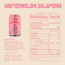 Load image into Gallery viewer, De La Calle Tepache Modern Mexican Soda, Watermelon Jalapeno, 12oz (Pack of 12)

